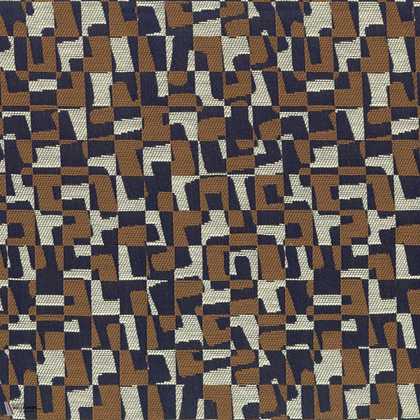 Gandin fabric in Marine by Casamance