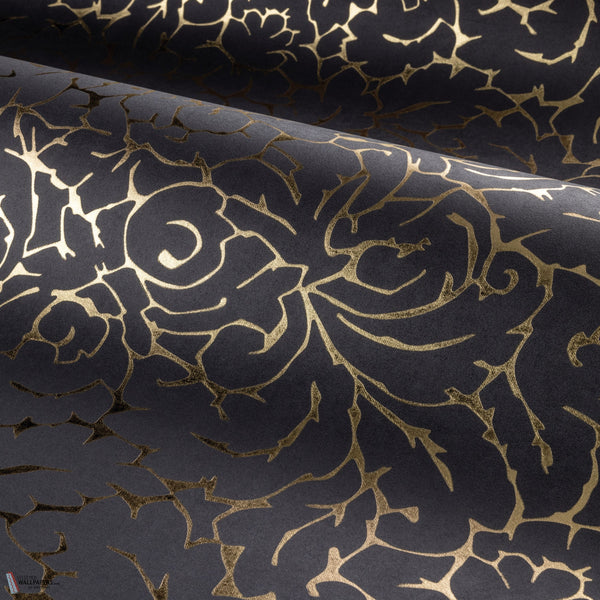 Guimard Tapete in Anthracite Dore von Casamance
