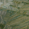 Imbrication Tapete in Vert de Mousse von Casamance