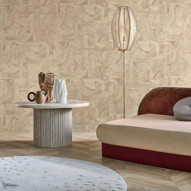 Intarsia wallpaper by Casamance