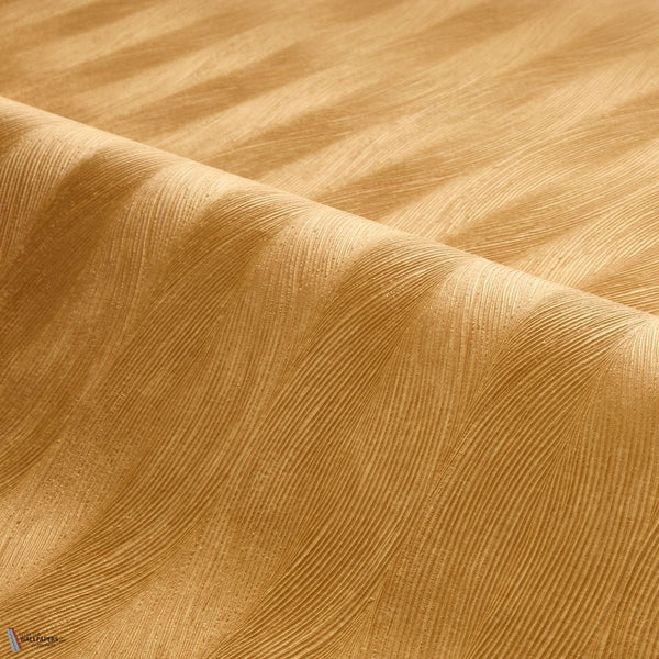 Keramos wallpaper in Jaune d'or by Casamance