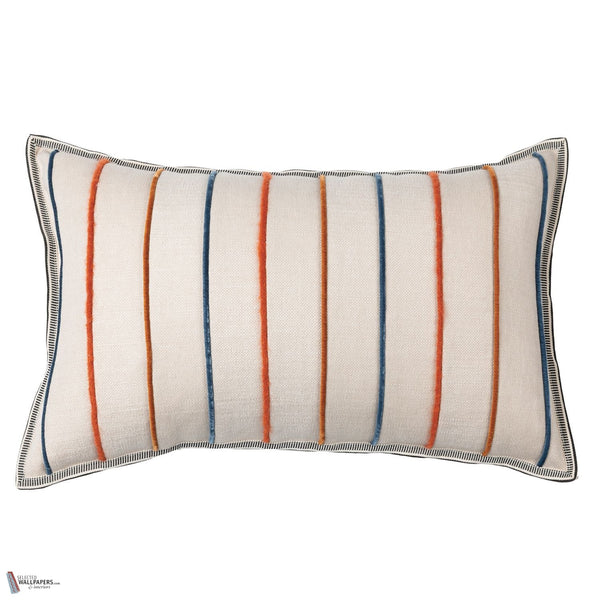 Killin cojín en Orange Bleu 40 x 60 cm de Casamance