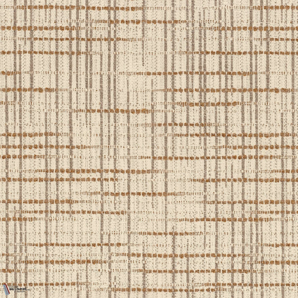 Les Tisserands fabric in Terracotta Taupe by Casamance