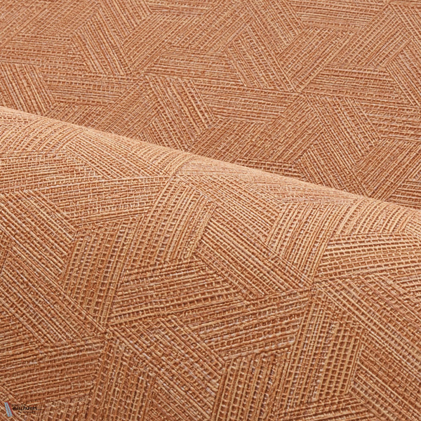 Lindu papier peint en Terre de Sienne de Casamance