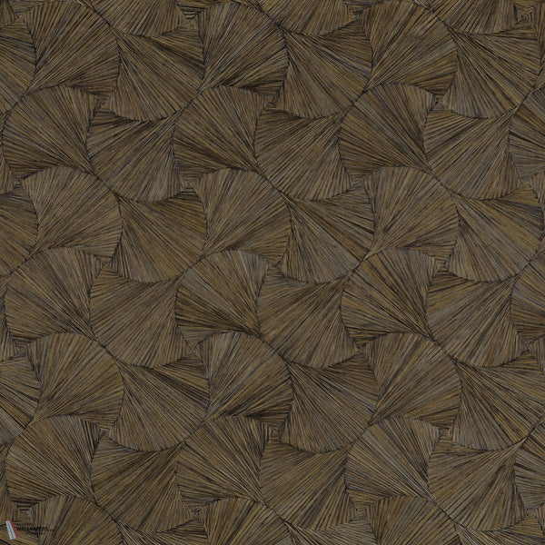 Lombok wallpaper in Kaki Fonce by Casamance