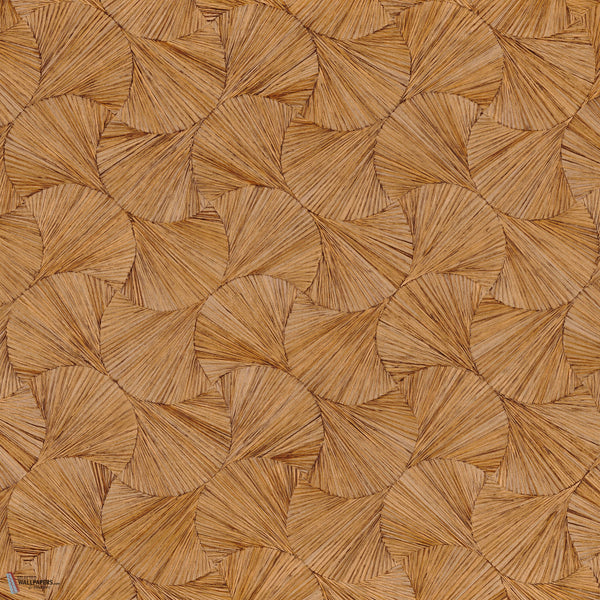 Lombok wallpaper in Ocre by Casamance