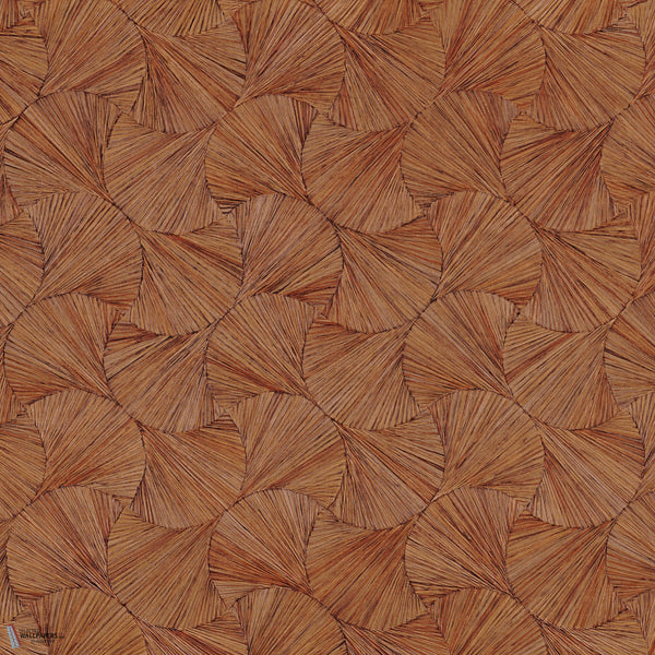 Lombok wallpaper in Terre de Sienne by Casamance