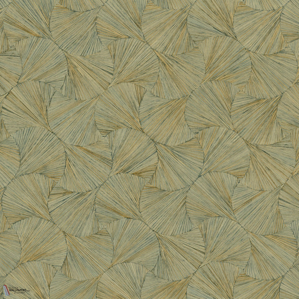 Lombok wallpaper in Vert de Gris by Casamance