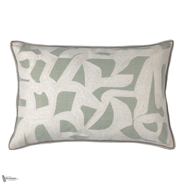 Mainland coussin en Celadon 40 x 60 cm de Casamance