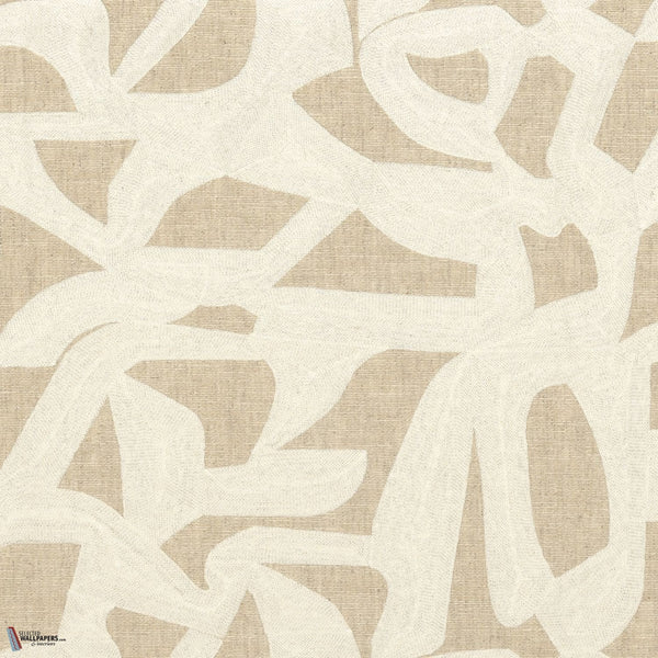 Mainland fabric in Beige by Casamance