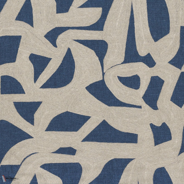 Mainland fabric in Indigo by Casamance