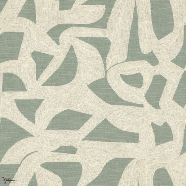 Mainland fabric in Vert Sauge by Casamance