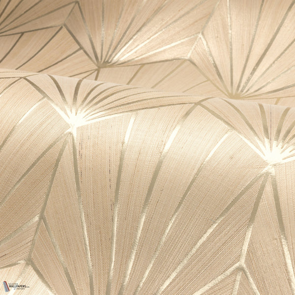 Majeste wallpaper in Beige Sable Or by Casamance