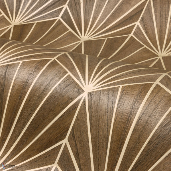 Mythique wallpaper in Chene Fonce by Casamance