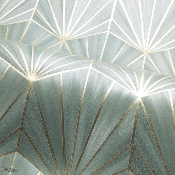 Mythique wallpaper in Pierre Bleue Platine by Casamance