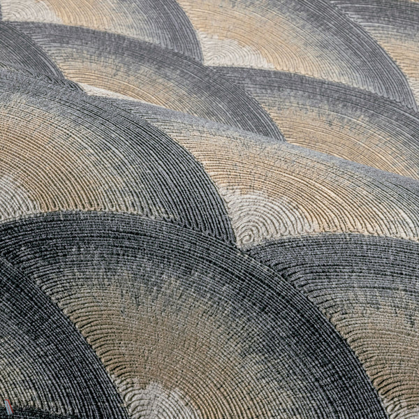 Nami Tapete in Noir/doré von Casamance
