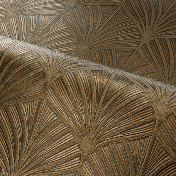Nereides wallpaper in Brun Patine by Casamance