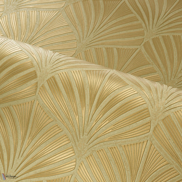 Nereides wallpaper in Lichen/Dore by Casamance