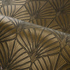 Nereides wallpaper in Noir/Dore by Casamance