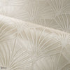 Nereides wallpaper in Taupe/Argent by Casamance