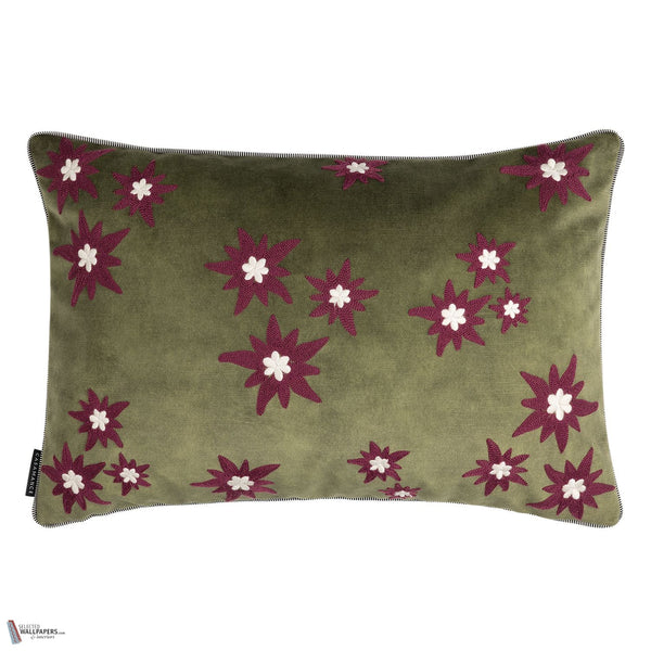 Ness cojín en Vert Olive 40 x 60 cm de Casamance
