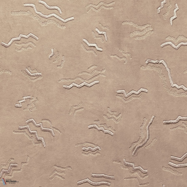 Orta fabric in Beige by Casamance