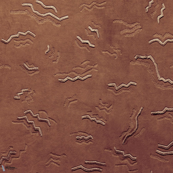 Orta fabric in Terracotta by Casamance