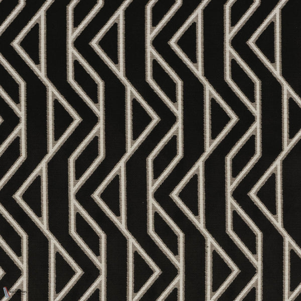 Parioli tessuto in Noir De Lune di Casamance