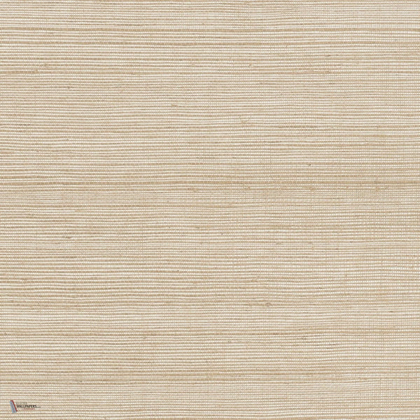 Picta wallpaper in Ivoire Argent by Casamance