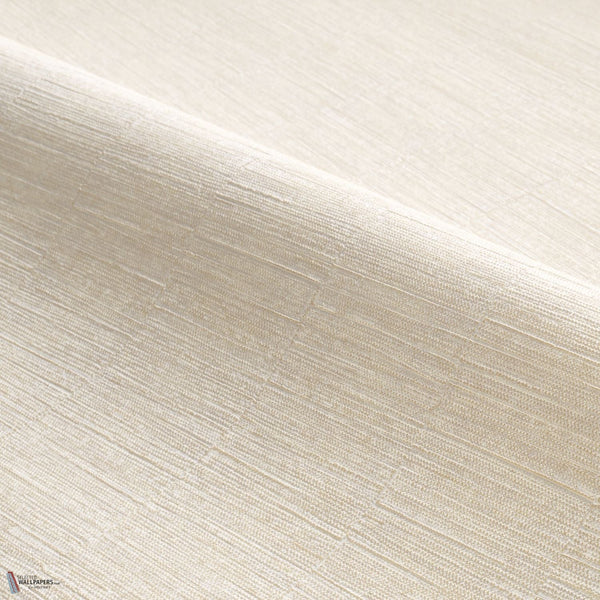 Platinum wallpaper in Ivoire by Casamance