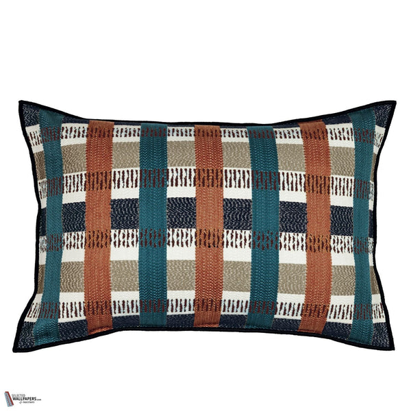 Santana coussin en Multico Bleu de Casamance