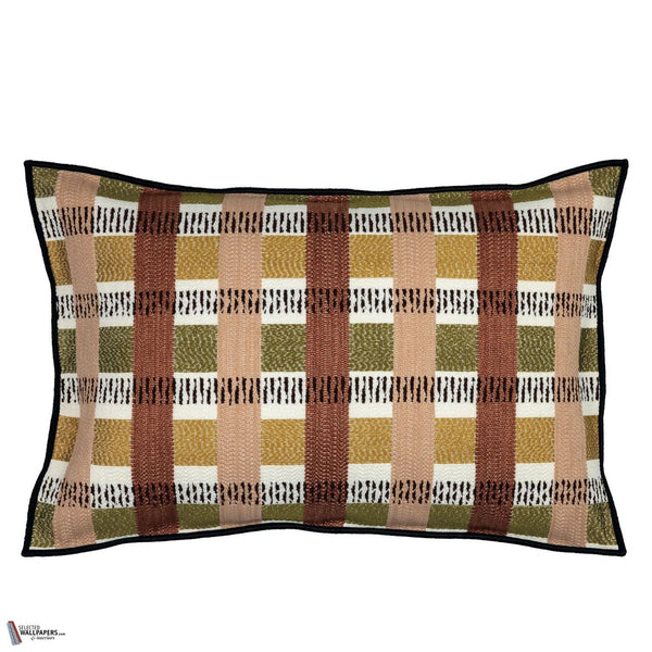 Santana kussen in Multico Ocre van Casamance