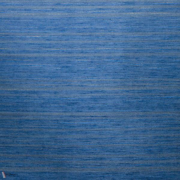 Saori behang in Bleu Électrique van Casamance