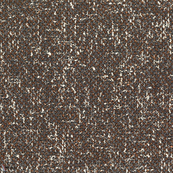Savoir Faire fabric in Anthracite Cognac by Casamance