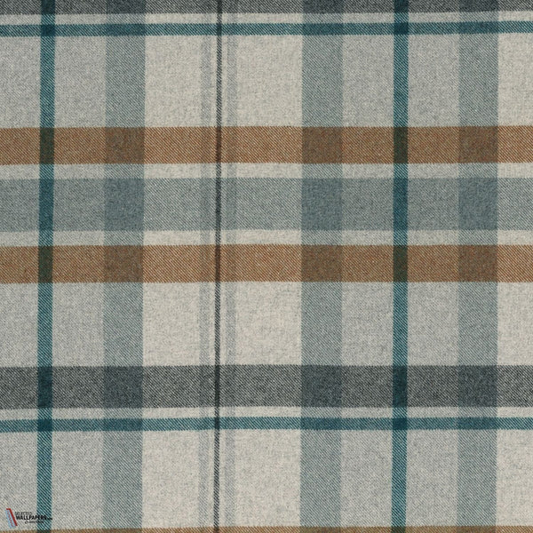 Scotia fabric in Ocre Pierre Bleue by Casamance