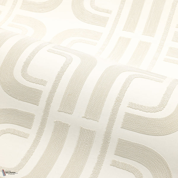 Sensation Tapete in Blanc Invoire von Casamance