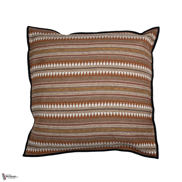 Serape kussen in Rouge Terre Taupe van Casamance