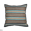 Serape kussen in Turquoise Marine van Casamance