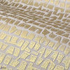 Serti wallpaper in Craie Or by Casamance
