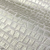 Serti wallpaper in Craie Platine by Casamance