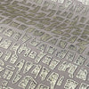 Serti wallpaper in Tourterelle Platine by Casamance