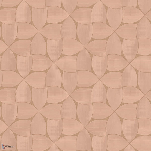 Sienna wallpaper in Nude by Casamance