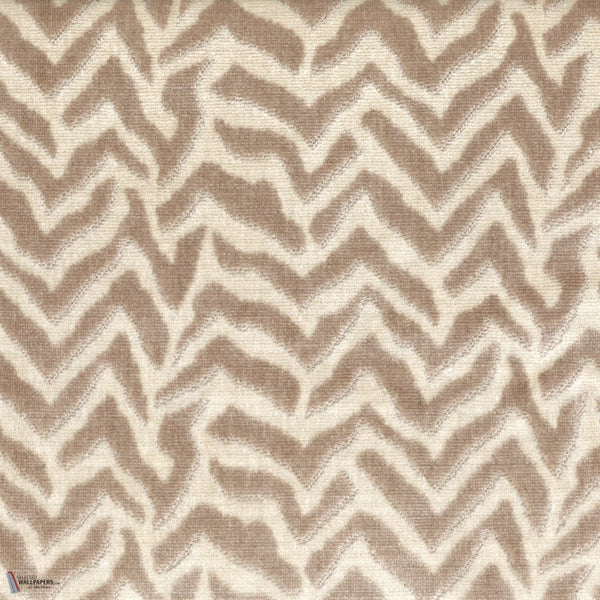 Silhouette fabric in Grège Nacre by Casamance