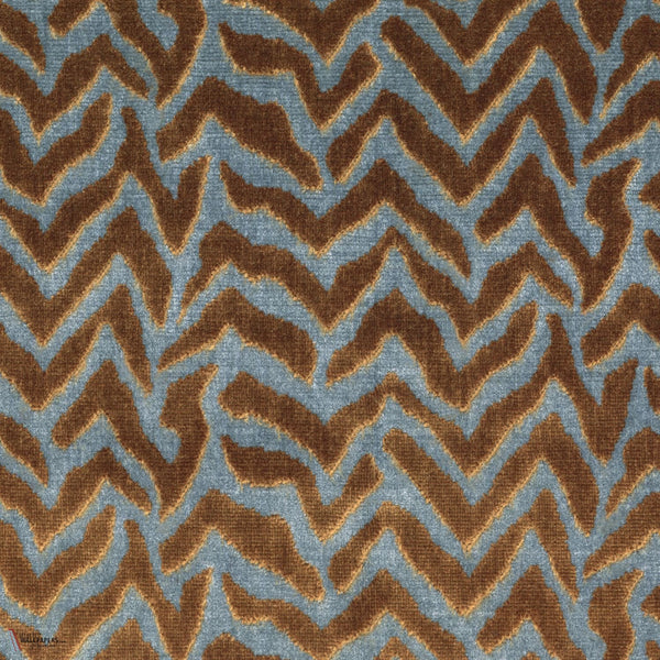 Silhouette fabric in Mordoré Bleu Glacier by Casamance