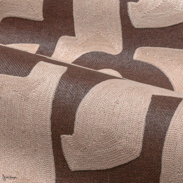Sonate behang in Lila Wenge van Casamance