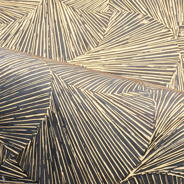 Songket wallpaper in Orage/Dore by Casamance