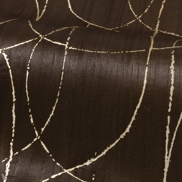 Splendeur wallpaper in Ebene Or by Casamance