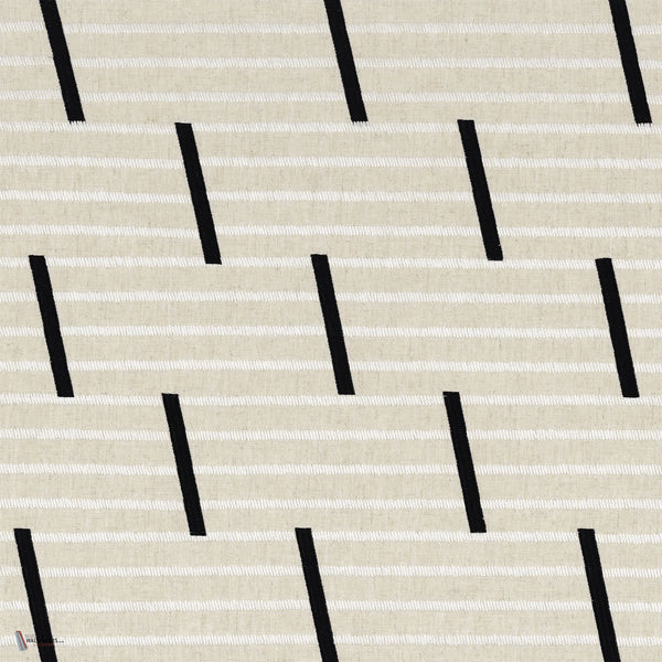 Storia fabric in Carbone by Casamance