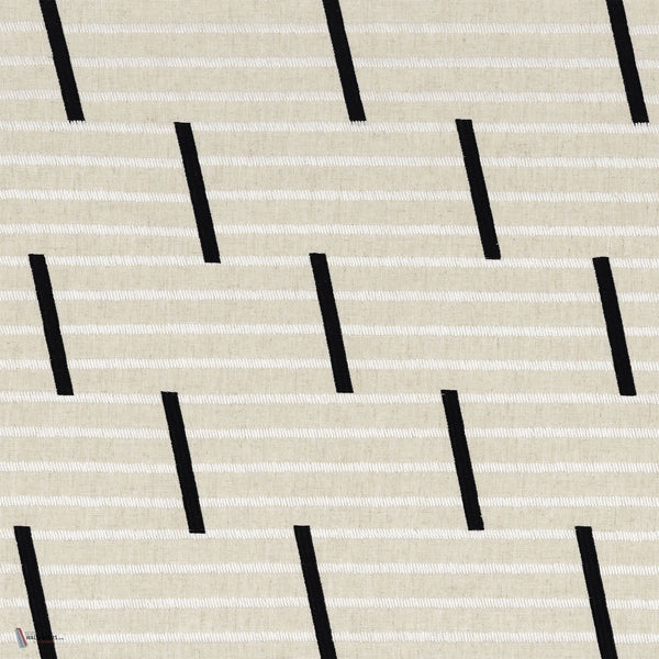 Storia fabric in Carbone van Casamance