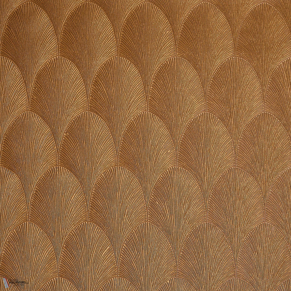 Tourmaline wallpaper in Ambre by Casamance